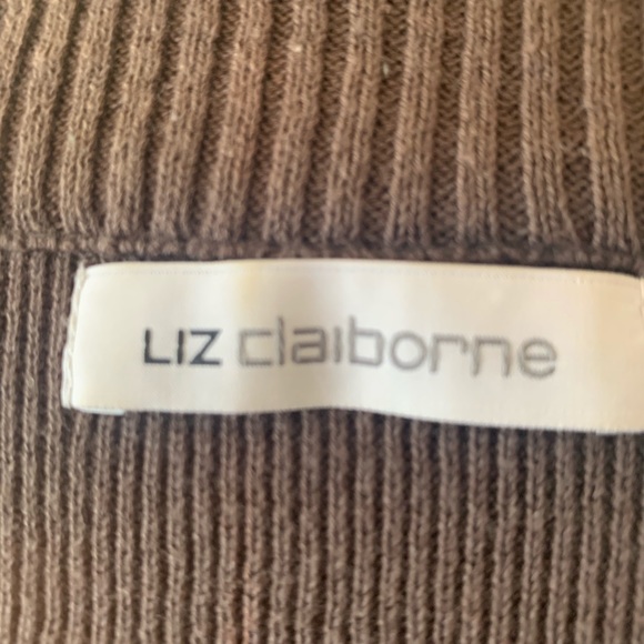 Liz Claiborne brown cardigan sweater in size Small - Picture 7 of 16